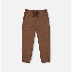 Deux par Deux Big Girls Houndstooth Jogger Pants Caramel